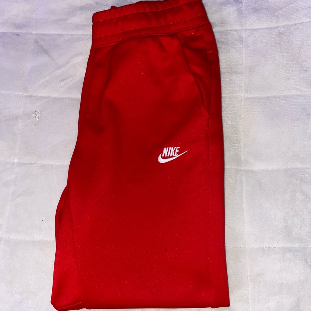 Red Mens Tribute Nike Joggers